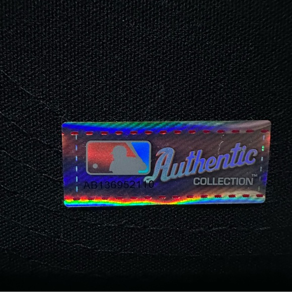 Houston Astros New Era Orange/Navy Alternate On-Field Fitted Hat - Men's - Picture 6 of 6